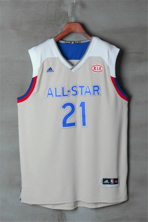 Maillot De Basket All Star 2017 NBA East Caron Butler 21 Gris